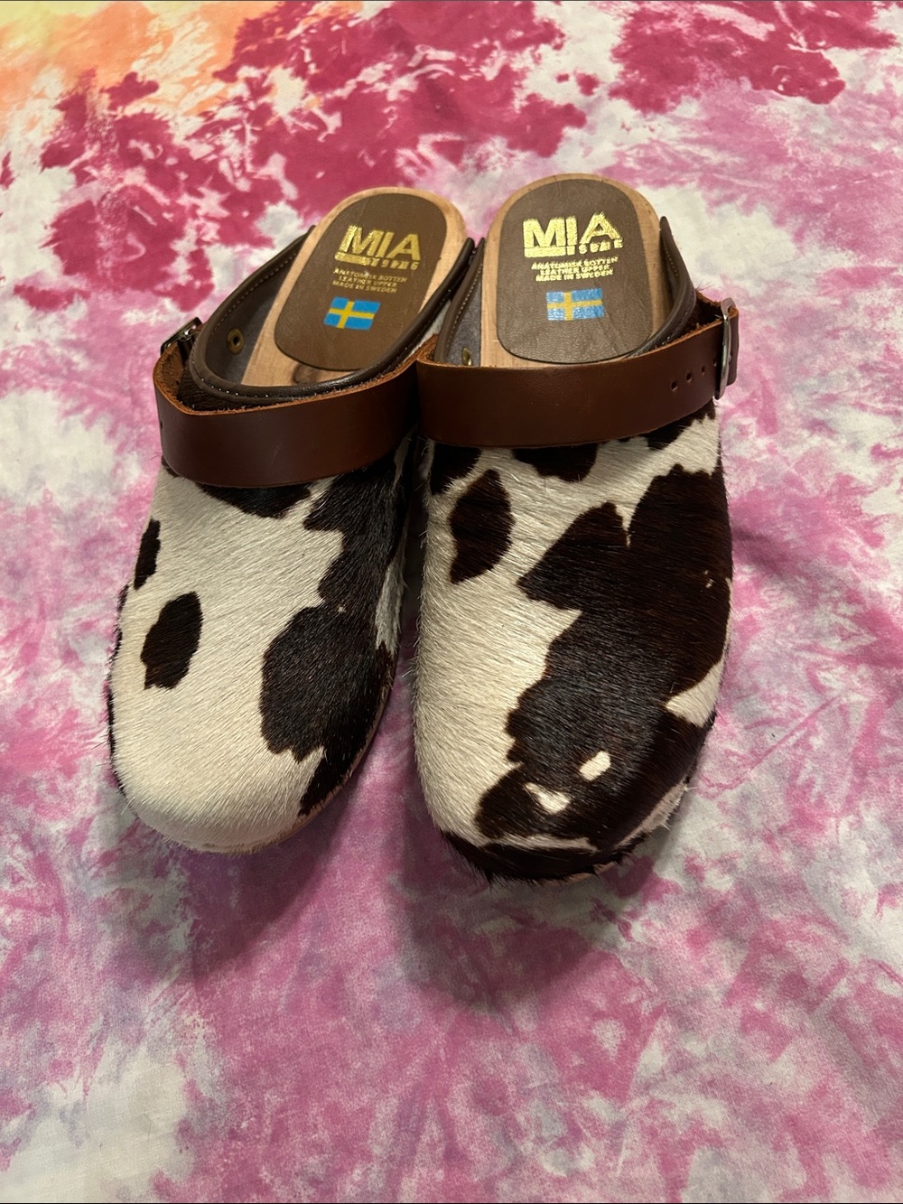 Mia animal print clogs size 41